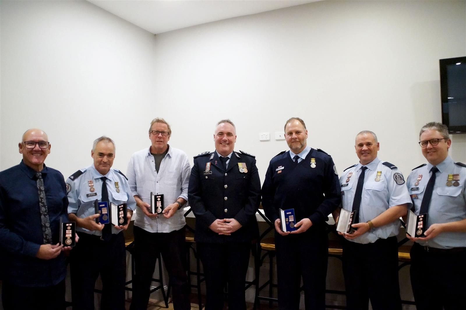 Toomuc Fire Brigade award recipients